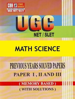 Math Science Previous Years Solved Papers For UGC-NET-SLET Paper-1-2-3