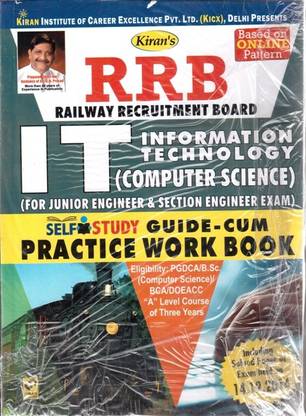 RRB Railway Recruitment Board Information Technology (Computer Science) Engineering Practice Work Book