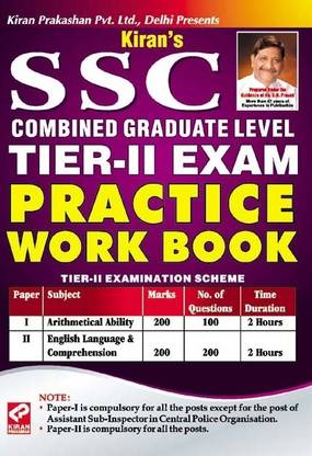 SSC Combined Graduate Level Tier-II Exam Practice Work Book