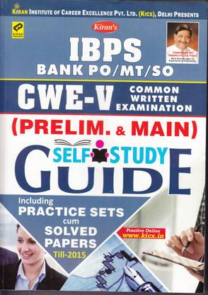 Ibps Bank Po/Mt/So Cwe-V (Prelim&Main ) Self Study Guide