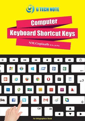 Computer Keyboard Shortcut Keys - English Infographics Book