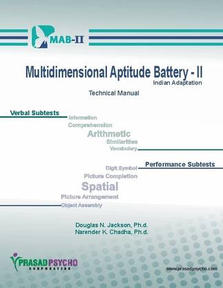 Multidimensional Aptitude Battery-II - MAB