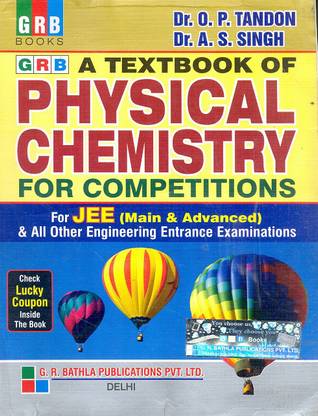 A Textbook Of Physical Chemistry For Competitions For Jee & All Other Engineering Entrance Examinations