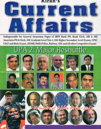 Current Affairs (Coverage from January 2012 to September 2012)