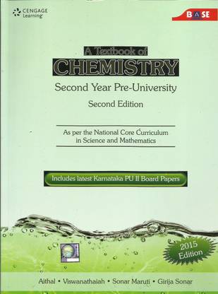 2nd Puc Text Book Of Chemistry / Includes Latest Karnataka Pu II Board Papers (2015 Edition)