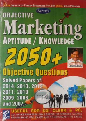 Objective Marketing Aptitude/Knowledge 2050+ Objective Questions