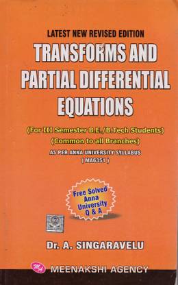 Transforms And Partial Differential Equations