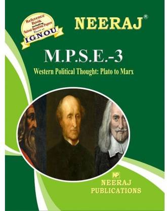 IGNOU MPSE-3 Western Political Thought (Including Solved Question Papers)