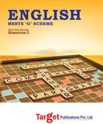 MSBTE, ‘G’ Scheme, First Year Engineering Diploma, Semester - I, English