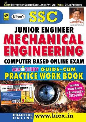 Kiran’s SSC Junior Engineer Mechanical Engineering Self Study Guide – Cum- Practice Work Book (With Scratch Card) – English