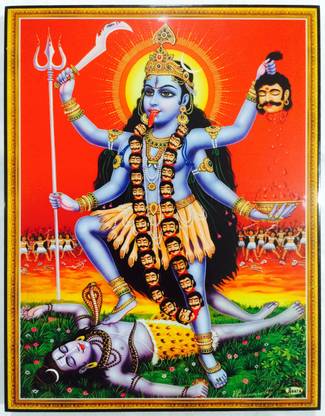 KHOND KALI MATA PHOTO FRAME Religious Frame