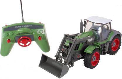 Liberty Imports 128 Radio Control Big Farm Tractor With Frontloader Plow