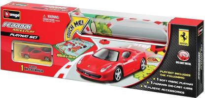 Bburago Ferrari Race and Play - Playmat Set W1 Vehicle