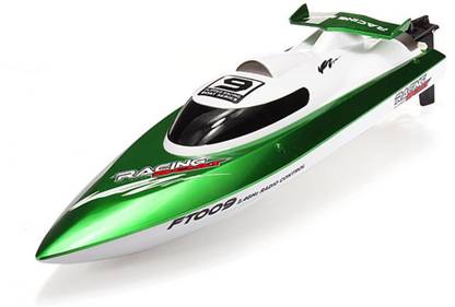 WOPUTUO FT009 2.4G 4CH Remote Control High Speed RC Racing Boat with Water Cooling System
