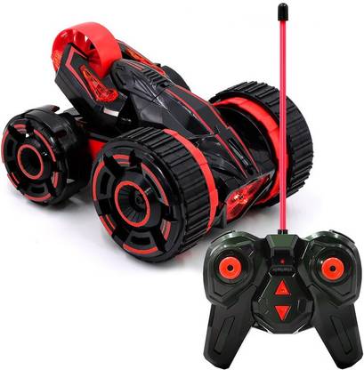 Building Mart 30 KM/H High Speed Shock Absorbing 5-Wheeled 6CH 2-sided 360° Rotating RC Tumbling Stunt Car With LED Lights