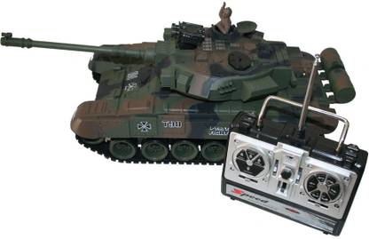 ADRAXX Miniature RC T-90 Realistic Grenade Launching Tank Toy