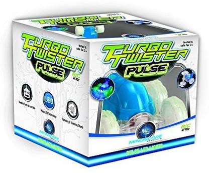 Mindscope Turbo Twister Pulse Blue Radio Control Rc Stunt Vehicle 49