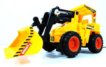SUN TOYS Bull Dozer Crane Remote Wired
