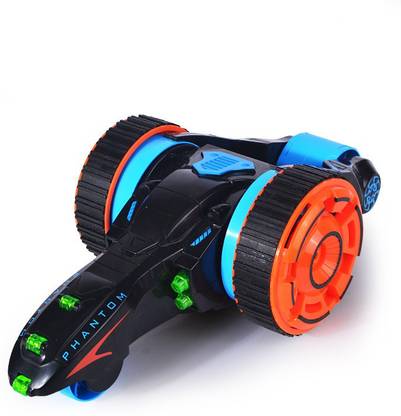 Montez Super-Fast Shock Absorbing 5 Round 6CH 2-sided Extreme High Speed Tumbling RC Stunt Race Car
