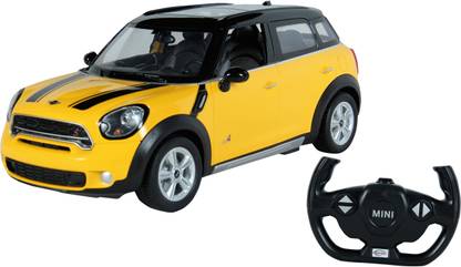 Toy House Officially Licensed 1:14 Mini Countryman RC Scale Model Car, Yellow