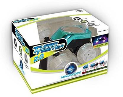 Mindscope Turbo Twister 20 Blue Radio Control Rc Blue Dual Axle