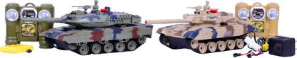 Planet of Toys Battlefield Pioneer 1:24 Fighting 2.4G R?C Remote Control Tanks (with Sound and Light)
