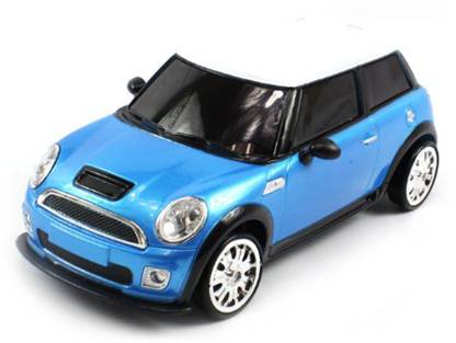 Majorette Rc Mini Cooper S, 1:24 -red, Blue