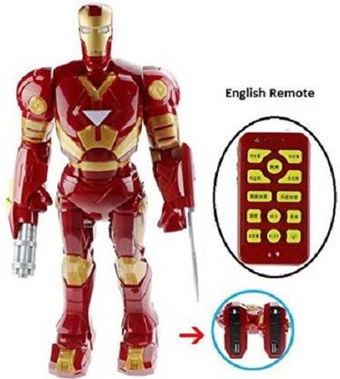 Toy Tree Iron Man Mark III Remote Control Robot 20 Iches With Many Interactive Features