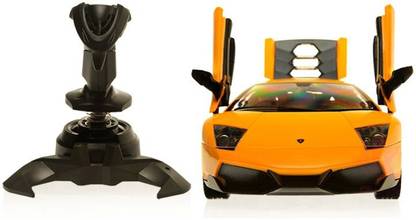 Happy Kidz Remote Controlled Open-Door Lamborghini Lp670 With Gravity Induction (Yellow)