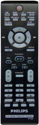 FOX PHILPS HOME THEATER 5.1 PHILIPS Remote Controller