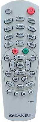 Sansui Remote Controller Compatible  Crt TV Remote (S-1GB) Sansui Remote Controller