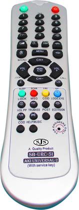 SJS Akai-Universal-Urc-51 AKAI-UNIVERSAL-URC-51 / AKAI-UNIVERSAL-2 With Service Key Remote Controller
