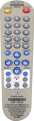 SJS China Kit Universal Urc-02 (Tv) 57zo, 033-21, 54k2, 55k2, S-Sui-51, Txl-Double Game, S-Sui-Model-22h, Txl-Single Game, S-Sui Game Music, Ose-33-21, Hy-1421, Upron, Ag-301, 57a7, S-Sui Calender Remote Controller