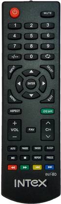 FOX  LED TV (T80) INTEX Remote Controller