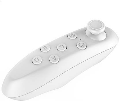 Techvik Wireless Bluetooth Portable Gamepad for 3D VR Box Glasses Virtual Reality iOS & Android All Smart MobilePhones Remote Controller