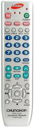 Chunghop Universal All IR Based Devices With Learning Feature TV DVD AC Set Top Universal Remote Controller