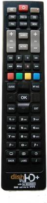 Dish TV Original Tru HD+ Dish Tv Setop Box Remote Controller