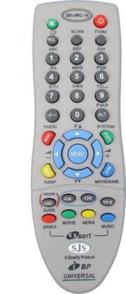 SJS Bpl Universal Urc-19 BPL UNIVERSAL URC-19 / I-SORT / RC-35V / RC-38X / RC-53X / RC-54Z RC-55Z / RC-64Z / RC-64X / RC-65X / RC-68Y / RC-92X / RC-97Z / RC-1029 / RC-27WA / RC-29WA / RC-51U / RC-63W / RC-946 / RC-986 / RC-116BN / RC-120BN / RC-142J / RC-149Q / RC-414 / 21"FST / RC-9002 / RC-419 / RC-421S / RC-601 / RC-604 / RC-613 / RC-614 / RC-112UN / RC-AB2 / STROBE / RC-112A / BPC-16 / RC-TOR / JXPSC / JXPSH / 14AM / 14CL / 20CL / 21EL / 9002A/1 / RC-29WB / RX-753 / RC-29WC / URC-19-RR / RR-Universal / CELESTRON / BPL-SPORT Series Remote Controller