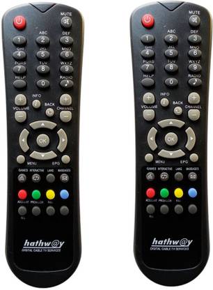 RR Hathway Hathway Cable Tv Set Top Box Remote Controller