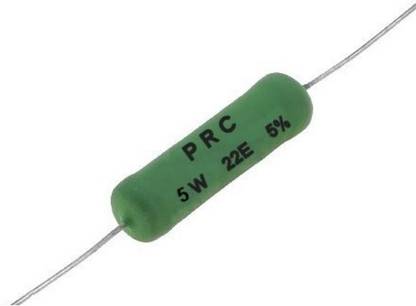 Prc 5W (Range : 0.01ohms to 0.099ohms) Tolerance : 5% Silicone Wire Wound Fixed Resistor