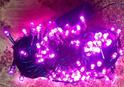 MIHOO 200 LEDs 19.94 m Purple, Pink Color Changing Rice Lights