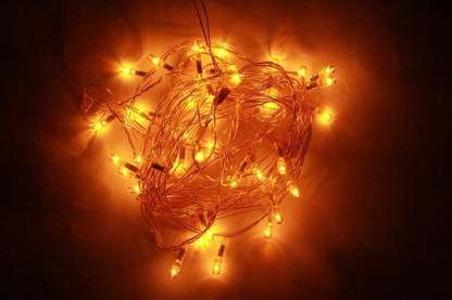 Christmas Tree Shops 45 LEDs 3.81 m Yellow Steady String Rice Lights