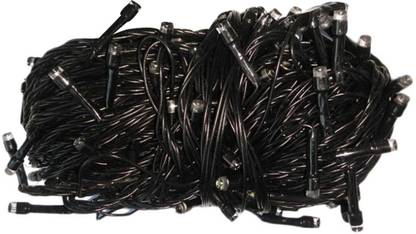 GOLDDUST 20 LEDs 3.96 m Black Flickering, Color Changing String Rice Lights