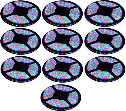 Daylight LED 3000 LEDs 49.78 m Multicolor Steady Strip Rice Lights