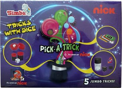 सिम्बा Pick A Trick-Tricks with Dice बोर्ड गेम
