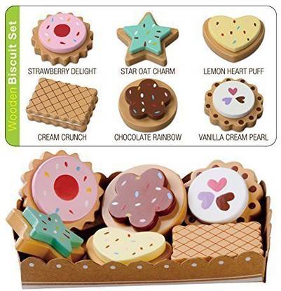 BeeSmart Toy Biscuits With Selection Card and Sturdy Cardboard Serving Tray