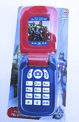Blip Toy Avengers Flip Phone Toy Cell Phone