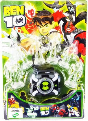 The Souq Ben 10 Omnitrix Glowing and Audible Gear Set of 6 Action Monsters
