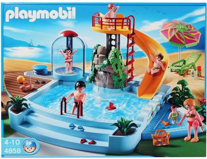 Playmobil Pool With Water Slide
