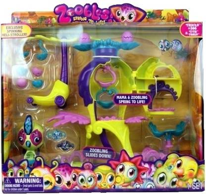SPIN MASTER Zoobles Mama and Babies Play Set